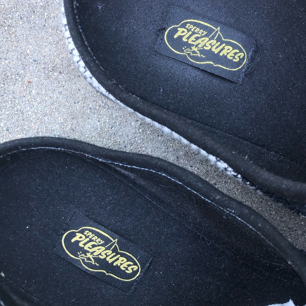 Sperry x Pleasures Moc-Sider Mule Slip On Black Loafers Shoes Size 13M - Picture 7 of 13
